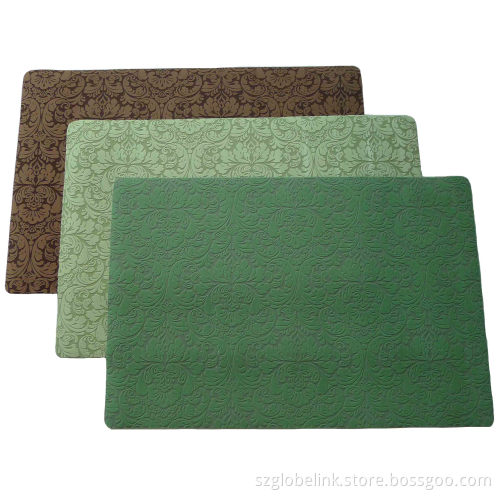 Natural Rubber Door Mat, Flocked, Soft Feet Touch 005